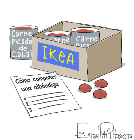 IKEA retiró de algunos de sus centros las albóndigas suecas en las que fue hallada carne de caballo.